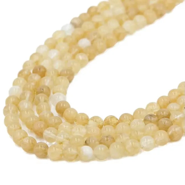 2025 Crystal Wholesale Natural Stone Jade Round Beads Diy Bracelet Necklace Jewelry Chalcedony Beads