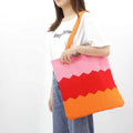 Women's Fashion Knitted Bag Crochet Shoulder Tote Wholesale Hot Style Portable Shopping Bag