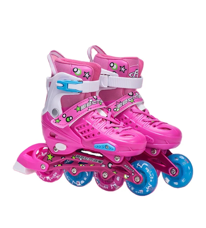 EACH Ready to Ship Flashing Roller Skating Shoe Soy Luna 4 Wheels  Inline Adjustable  Roller Skates to Buy for Kids