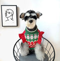Pet Sweater Winter Warm Clothes Handmade Knit Dog Sweaters Fly Sleeve Dog Christmas Sweater Vest