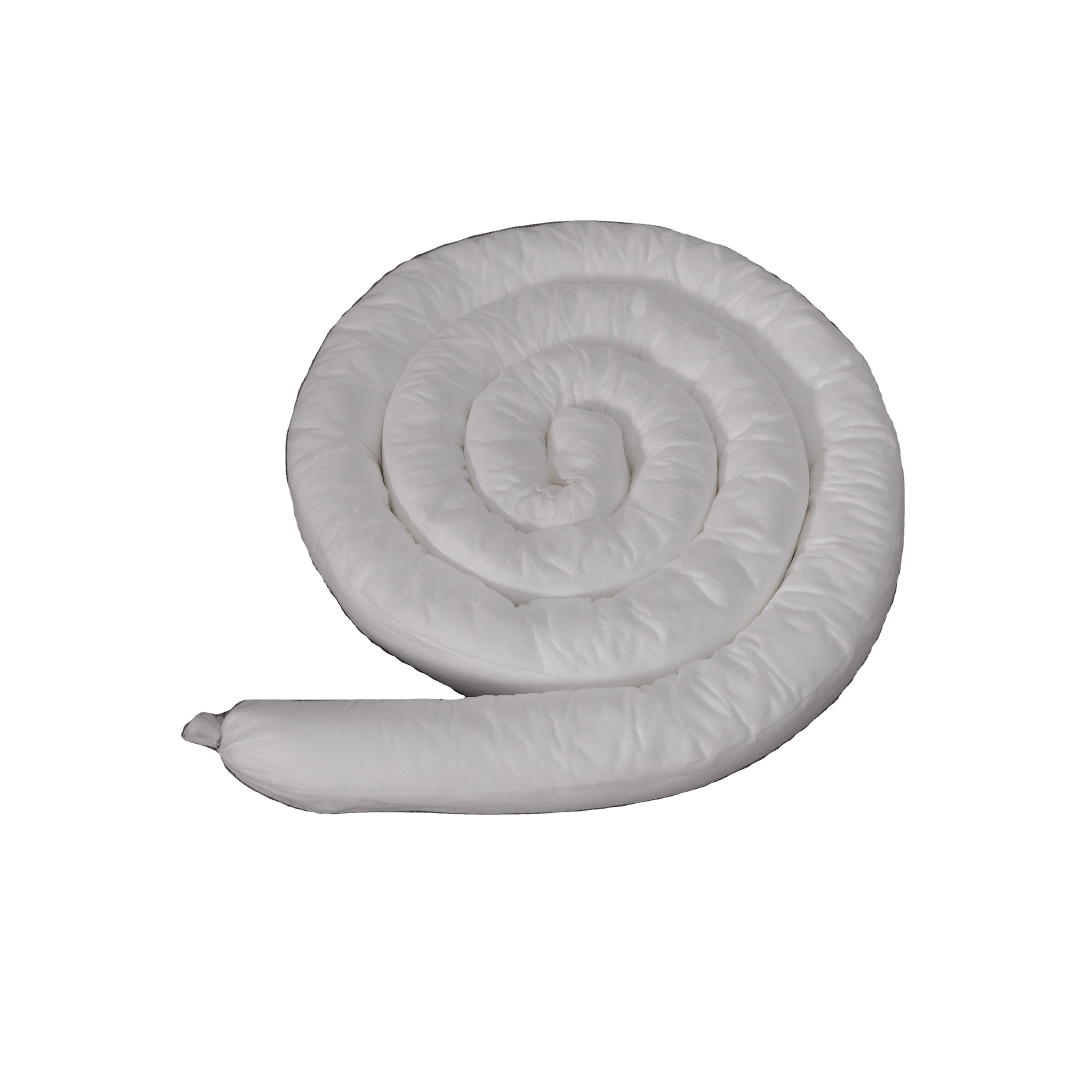 3*12ft High Absorb Hydrocarbon Oil Absorbent Sock & Boomrepel Water Industrial Nonwoven PP Material