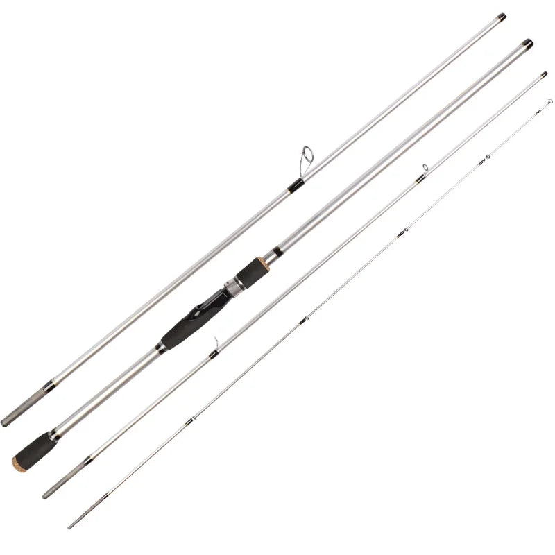 Wholesales 1.8-3.6m Spinning Fishing Rod Long Throw 3 Sections Portable Saltwater Freshwater Carbon Fishing Rod