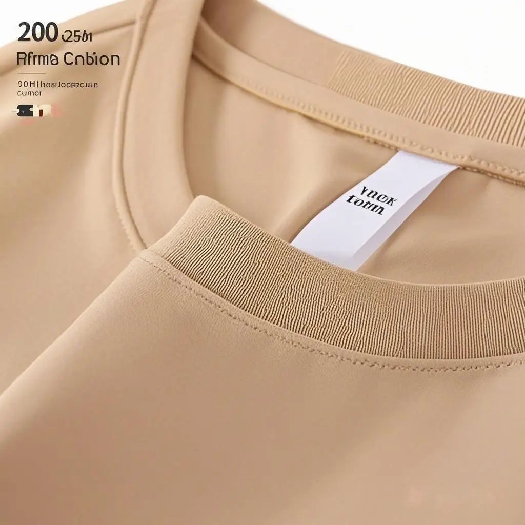 Shoulders  Custom Design Tshirts Men' Tshirt Plain T Shirt Streetwear Oversized Rib Crewneck Heavyweight Cotton T-shirt For Men