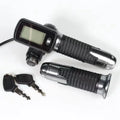 Electric Bike 36V/48V Grip Speed Display Twist Throttle for All Electric Bike/scooter/ Connect to Ebike Brushless Controller