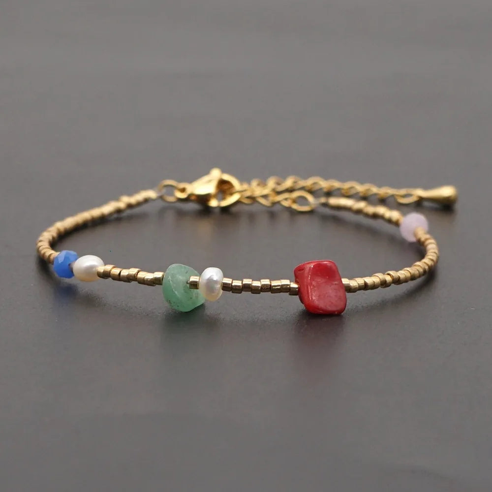 New Fashion Custom Handmade Beaded Bracelets Patterns with Beads Seed Beads Jewelry Bracelets