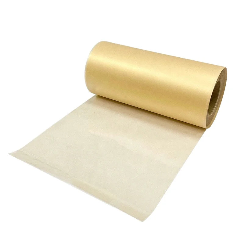 Glitter Shining  Gold Color 30cmx100m DTF Film Roll Size DTF Printer for Heat Press T Shirt Printing