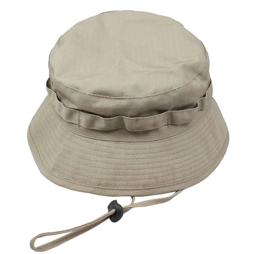 Outdoor Hunting Sun protection Jungle Camouflage Boonie Cap Tactical Hiking Boonie Bucket Hat