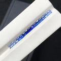 Square Princess 1.5mm ~ 3.0mm Good Quality Selling Genuine Loose Facete Gemstones Price List Jewelry  Natural Blue Sapphire