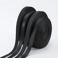 Wholesale  Per Roll 38mm 50mm Strap Baby Car Seat Tape Imitation Nylon Webbing with Double Face Style
