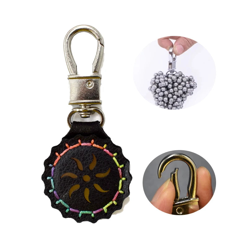 Piaoyu Black Strong Magnetic Accessories Slingshot Accessories Embroidered Sunflower Accessories