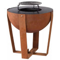 Outdoor Fire Bowl with Grill  Barbecue Plancha Brasero  Cuisine  Exterieure