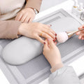 Custom Washable PU Leather Manicure Hand Pillow Cushion Manicure Tools Nail Pillow Hand Arm Rest for Nails
