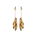 New Design Vintage Tree Branch Girl Pea String Natural Pearl Pendant Earrings Ladies Earrings Fashion Jewellery