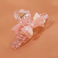 Midairy Bulk Sale Hot Selling Korean Women Bow Knot Shaped Hair Claw Clamps 11cm Large Claw Clips for Thick Hair CSFZ0507