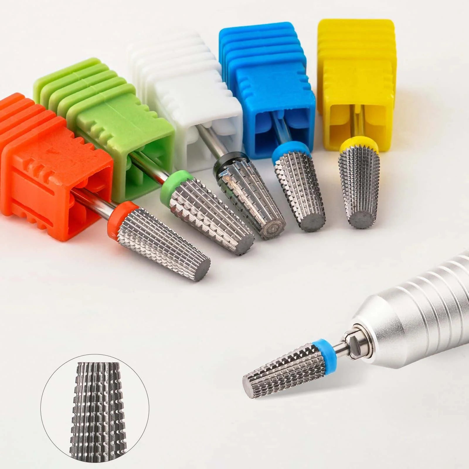 Wholesale Professional 5 in 1 Bits Carbide Nail Drill Bit Tungsten Steel Nail Filing Bits Manicure