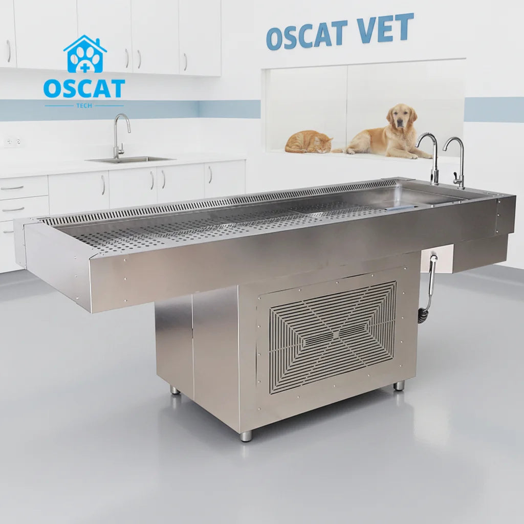OSCAT Veterinary Equipment Pet Medical Equipment Veterinary Anatomy Table Adjustable Spray Gun Hot Cold Faucet for Pet  Hospital