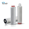 New Blueflo ISO9001 Certified 0.2 Micron PES Pleated Cartridges Thermally Bonded High Dirt Holding Capacity for Beers Filtration