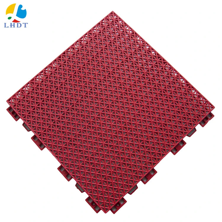 Eco-Friendly Plastic Floor Interlocking Sport Court Tiles for Futsal PP Tile for Outdoor Basketball Courts