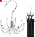 Lavinia Wholesale Multifunction Tie Belt Hanger With 8 Racks Metal Hanger