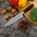 8 Inch 3cr13 Stainless Steel Kitchen Knife Ergonomic Pakka Wood Handle Kitchen Chef Knife