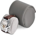 Custom Luxury Genuine Leather Watch Storage Box Men Travel Single Watch Packing Roll Case