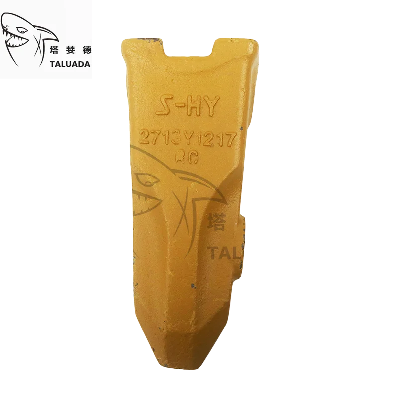 Excavator Parts for Doosan Dh200 Dh215 for Sunward Swe210 Swe215 Yellow Sharp Bucket Tooth 2713-1217 Bucket Teeth