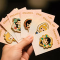Enamel Pins Manufacturer Custom Logo Metal Magnet Name Customizable Custom Anime Button Badges Soft Hard Enamel Lapel Pins