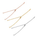 Stainless Steel DIY Jewelry Findings Adjustable Extend Link Chain Bolo Chain Bracelet Makings for Bracelet Making