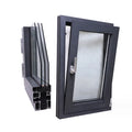 Modern Hurricane-Proof Impact-Resistant Aluminum Alloy Windows Horizontal Soundproof Stainless Steel Magnetic Screen Louvers