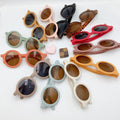 Hot Selling UV400  Children's Sunglasses Wholesale Cute Baby Comfortable Bright Sunglasses Round Frame Girl Boy Glasses 2025