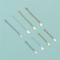 3cm 5cm Soild 925 Sterling Silver Necklace Extender 925 Sterling Silver Extension Chain 925 Sterling Silver Growth Chain