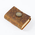 AIGUONIU Genuine Leather Soft Cover Travel Journal Hand-Crafted Reusable Notebook Lined Writing Pages Portable Hardcover Gift