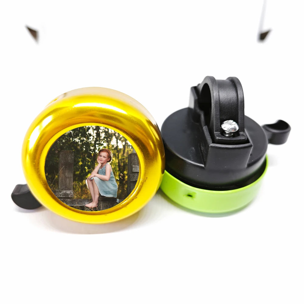 Sublimation Children's Bicycle Bell Photo Frame Printable Personalized Customization