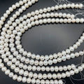 Zhuji 3A Natural Freshwater Round Pearl Necklace Quality Strands 4mm-10mm Various Sizes Colorful Wholesale Price for Jewelry