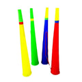 Plastic Stadium Horns Whistle 14 Inches Party Favors Horn Whistles for Sporting Events Graduation and Games