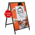CYDISPLAY CYB17 24x36 Black Iron a Frame Double-Sided Pavement Sign Poster Stand for Promotional Use