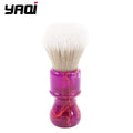 YAQI 24mm Synthetic Hair  Acrylic Handle Men's Wet Shaving Brush Wholesale Custom logo