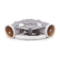 Kangdarpet Modern Wool 2-in-1 Foldable Cat Nest & Tunnel Eco-Friendly Home Use Pet Bed | Wholesale Collapsible Cat Toy
