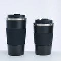 Portable Coffee Cup With Lid Thermal Double Wall Stainless Steel Coffee Mug