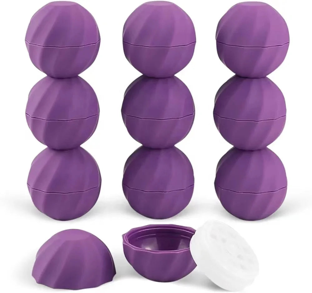 Custom Design 7g Egg Shape Round Cosmetic Lip Balm Tube Ball Containers