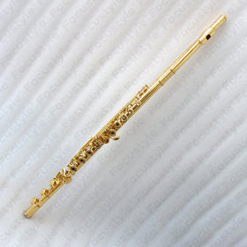 High End 17-Hole Silver Musical Instrument Gold-Plated Transversal Flute Professional 17 Open Hole Flute Factory Price