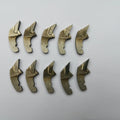 Industrial Grade OEM Nitride Finish BF Style Carbide Tipped Insert Replacement Teeth 9/32" Kerf Size for Saw Blade