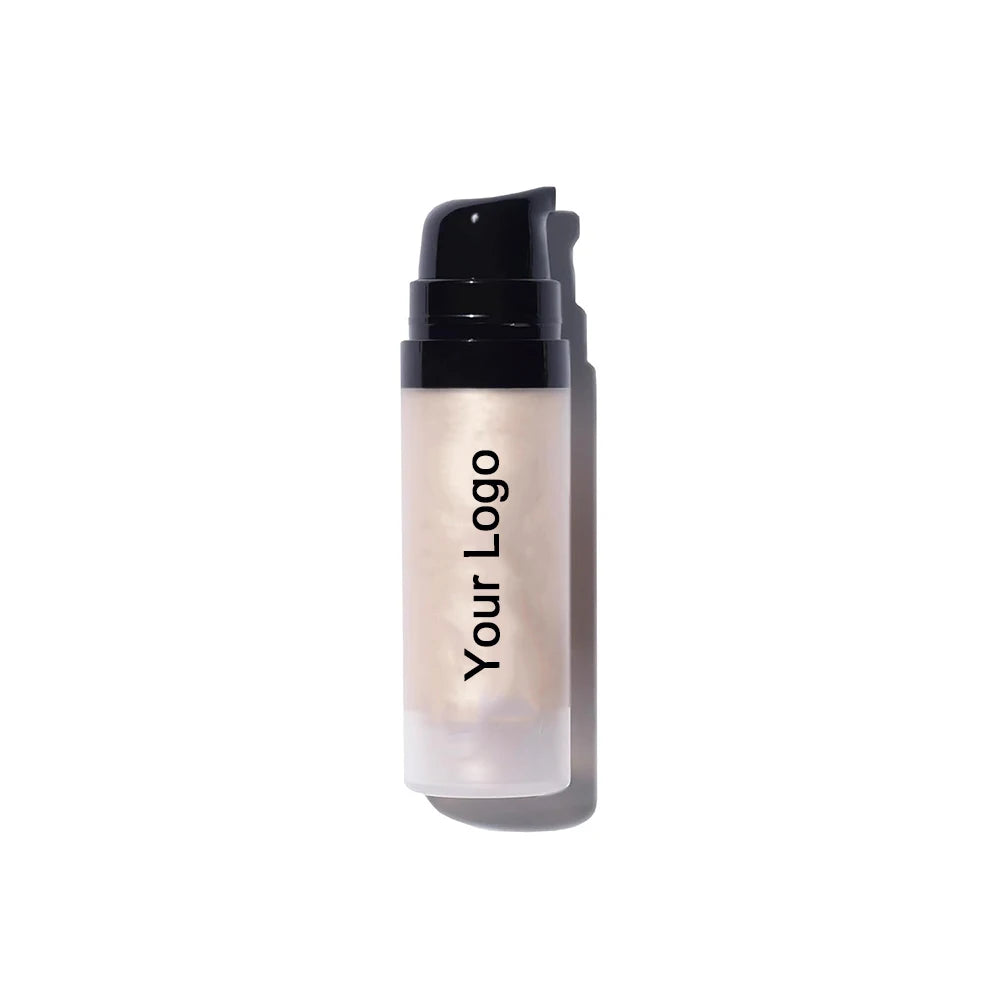 Vegan Cosmetics Shimmer Bronzed Luxury Body Face Highlighter Private Label Shimmer Waterproof Makeup Liquid Highlighter Spray