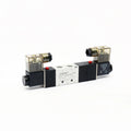 YXPC 4V230-08 Magnetic Control Double Coil Center Closed 1/4BSP 220v 12 Volt DC 5 Way 3 Position 24 DC Pneumatic Solenoid Valve
