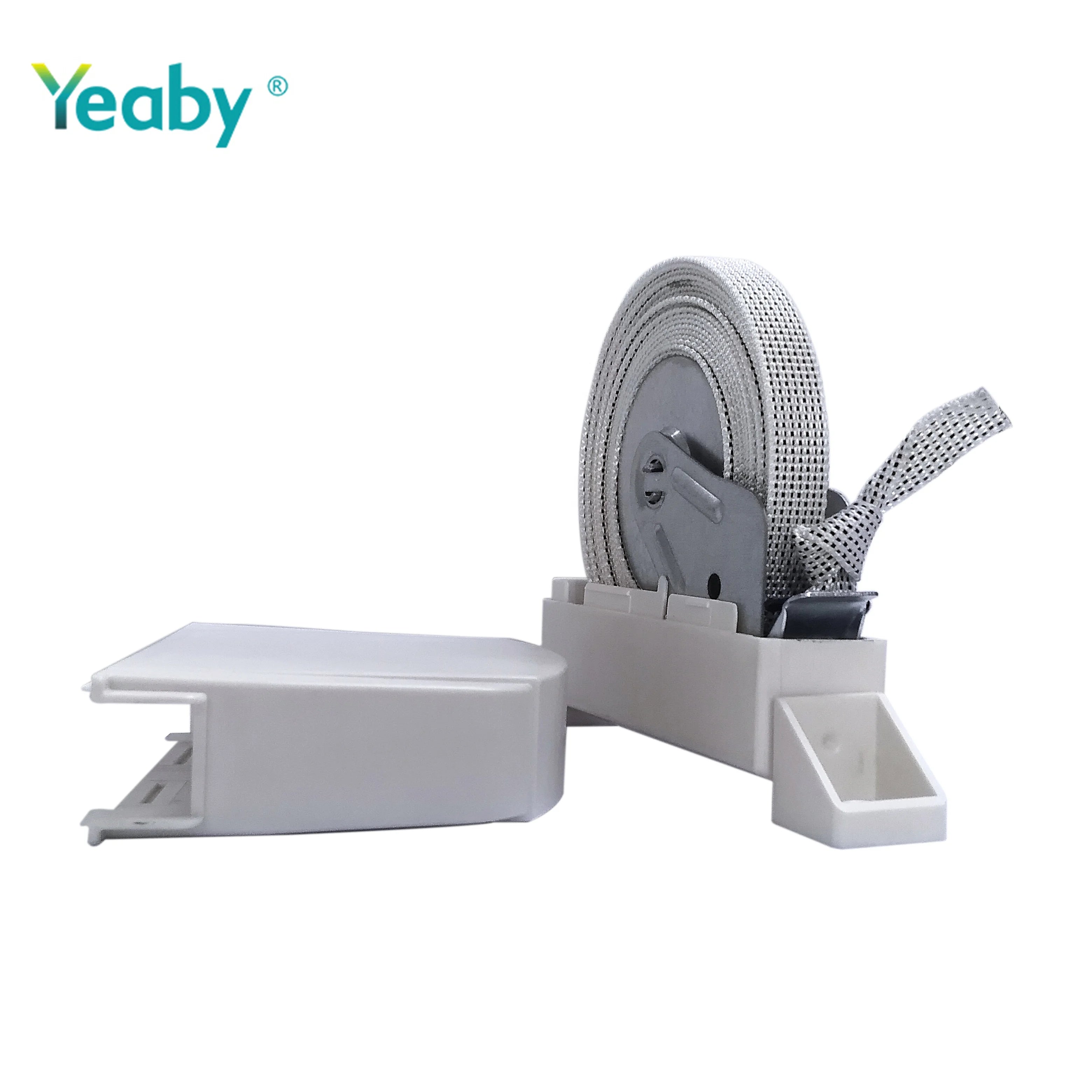 Aluminum Rolling Shutter Door and Window Accessoriesroller Shutter BoxOpenable Lid 14mm X 5m Woven Tape White Strap Coiler.