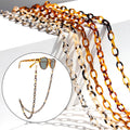 Wholesale Acetate Plain Eco-friendly Lightweight 70cm Optical Eyeglasses Holder Necklace Chain for Sunglasses Eyewear