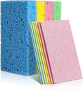 Pop-Up Eco Sponges Natural Cellulose Compostable Biodegradable | Compressed Kitchen  Bathroom Sponges