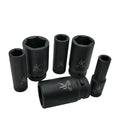 1/2 Inch Deep Air Impact Socket Wrench 6PT & 12PT Chromium-vanadium Steel Industrial Hand Tools 1-Year Warranty OEM Customizable