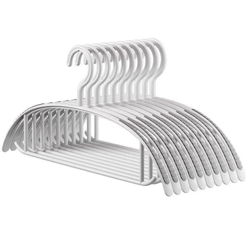 Home Bedroom Organizer with Anti-Shoulder Marks Plastic Paper Drying Rack No Trace Protection for Students for Dormitory Storage