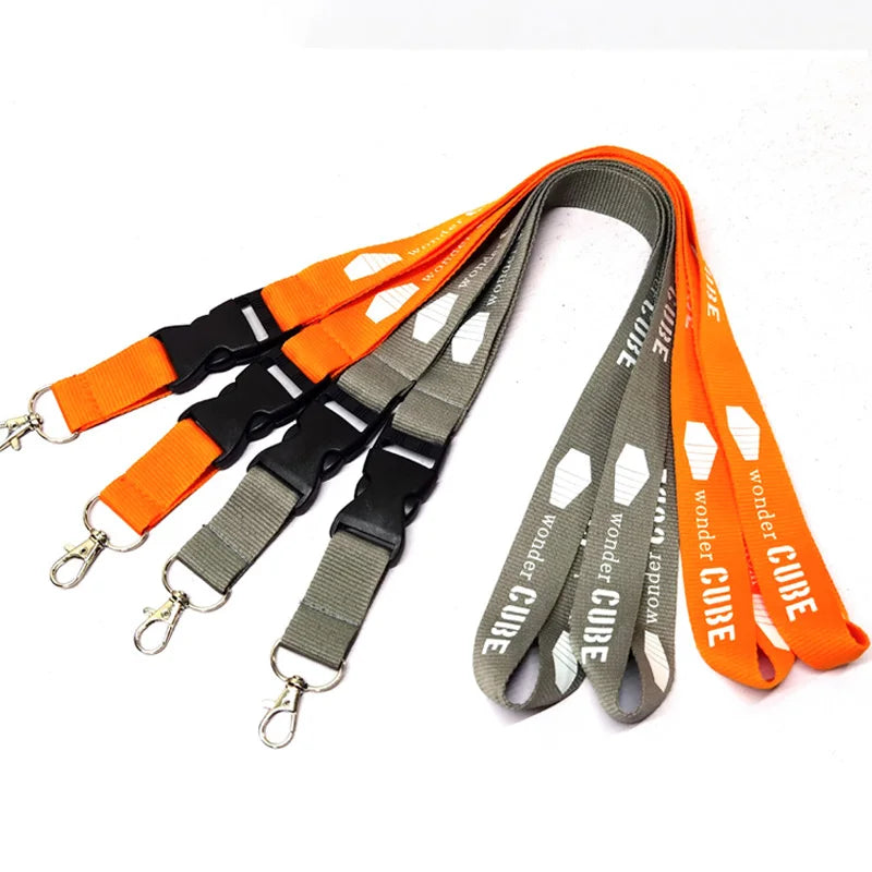 Custom Polyester ID Card Holder Lanyard for Sports Work & Exhibitions Digital Printing with Silk Screen & Offset Printing